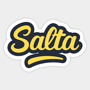 Salta Logo - Yellow Sticker